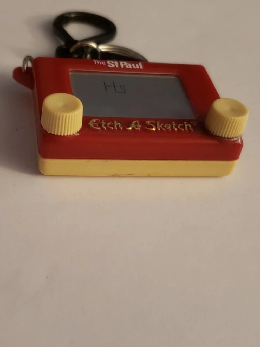 Vintage Etch-a-Sketch Mini Toy Keychain 90s Promotional Basic Fun 1994